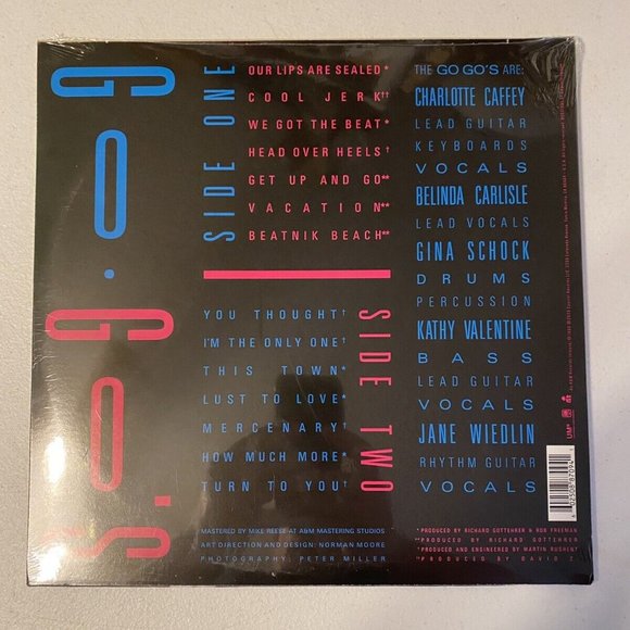 The Go-Go's Greatest LP ~ Exclusive Translucent Sea Glass Colored Vinyl ~Sealed! - Picture 2 of 2